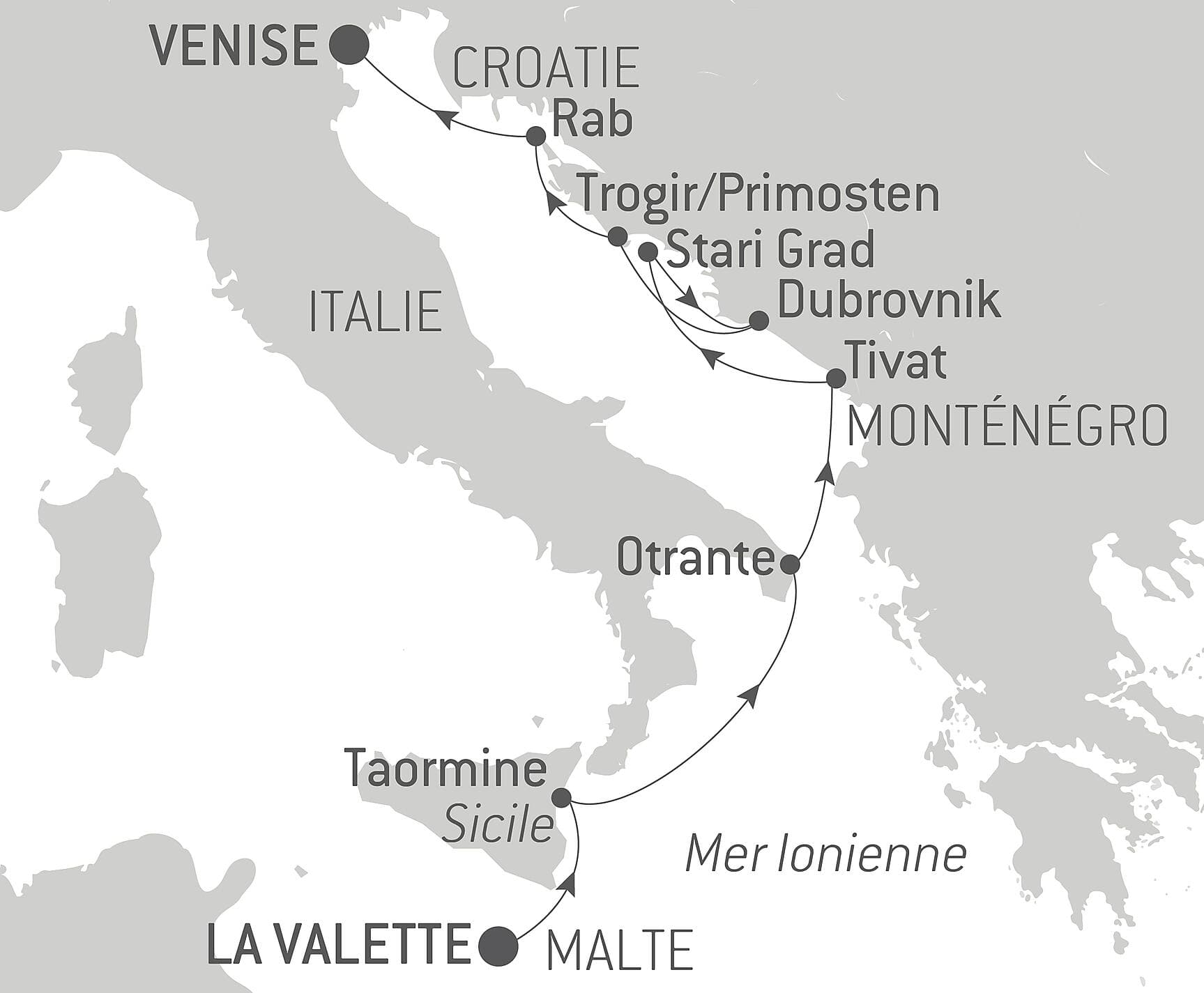 De Malte aux rives de l’Adriatique
