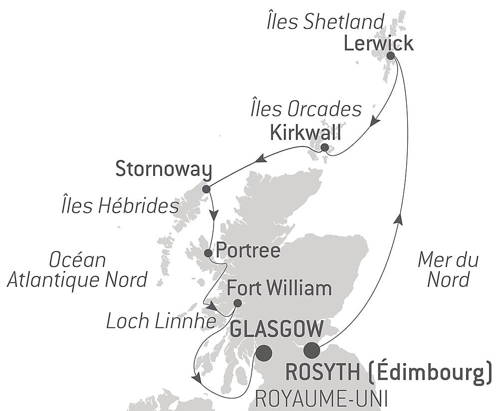 Shetland, Orcades et Hébrides