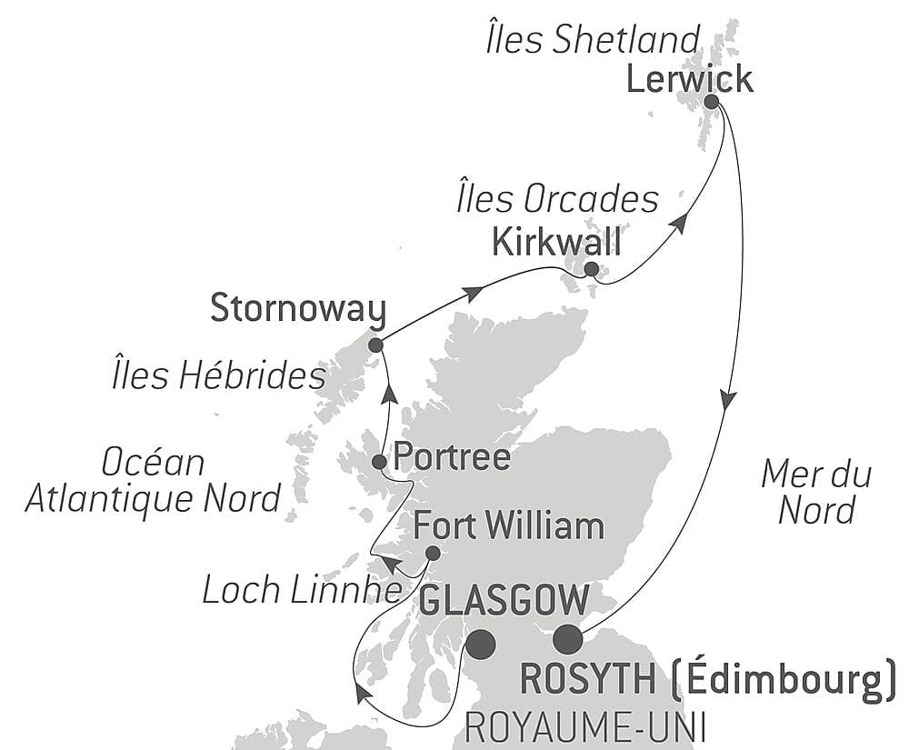 Shetland, Orcades et Hébrides
