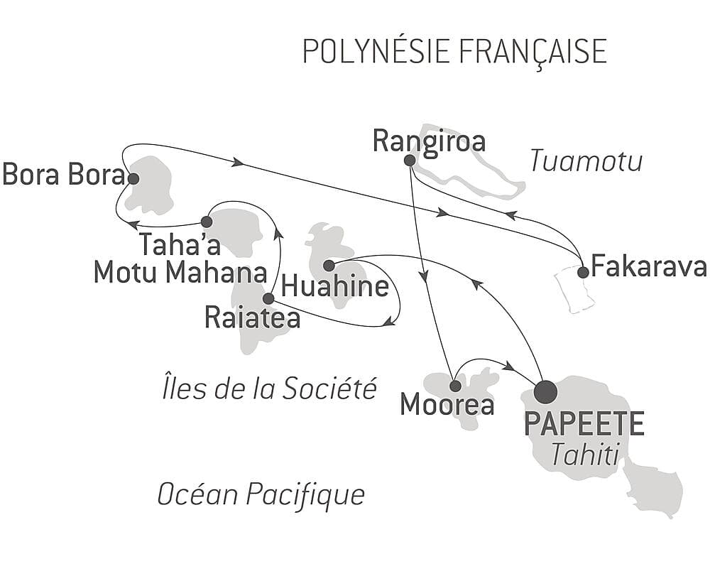 Îles de la Société et Tuamotu