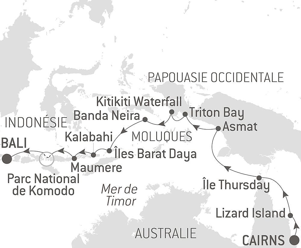 Odyssée tropicale entre Indonésie et nord-est Australien