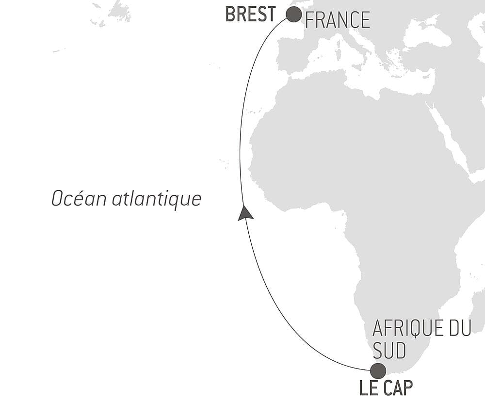 Voyage en Mer : Le Cap - Brest null
