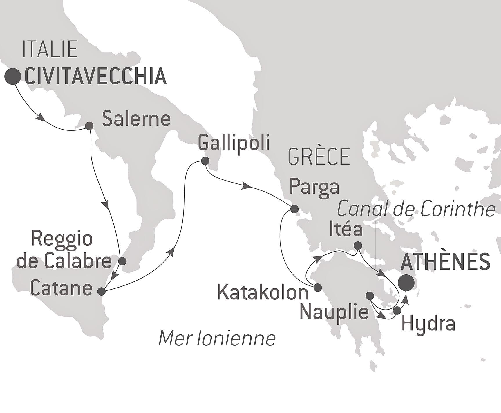 Civilisations antiques, de l’Italie à la Grèce