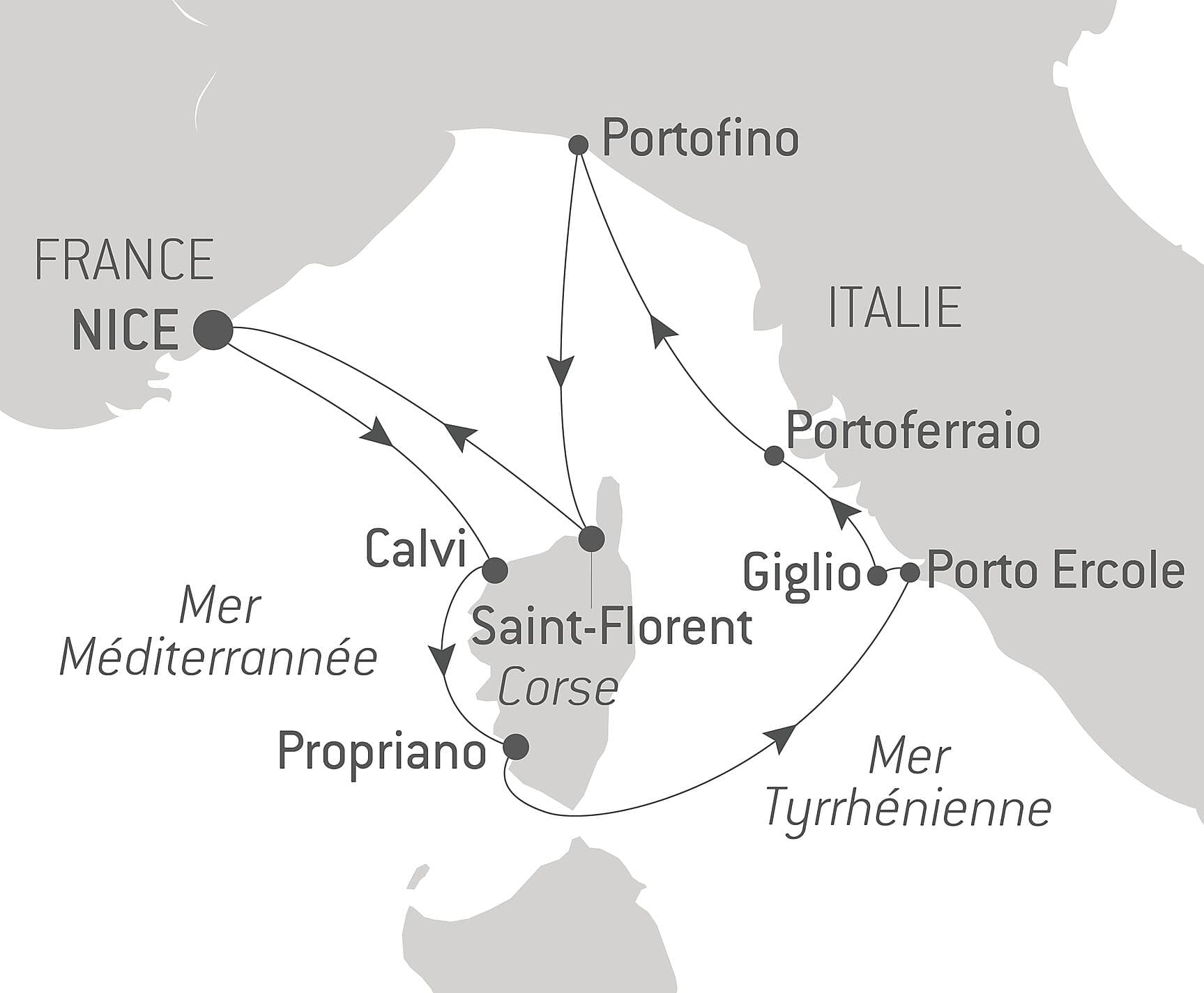 Île de Beauté et rivages italiens
