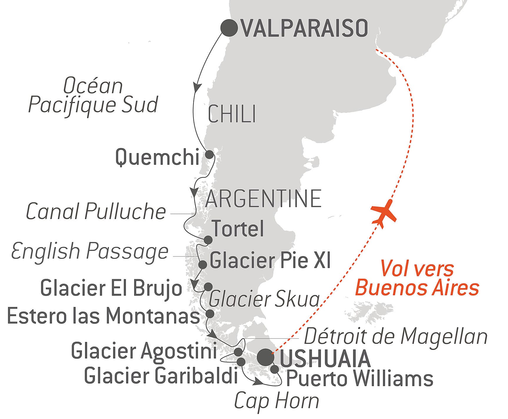 L’essentiel des fjords chiliens