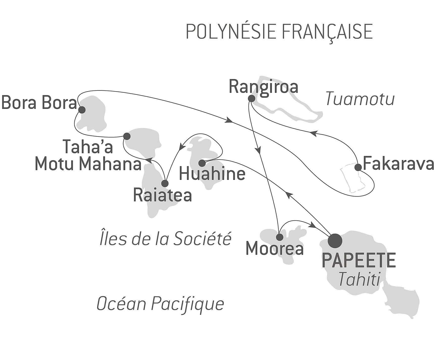 Îles de la Société et Tuamotu