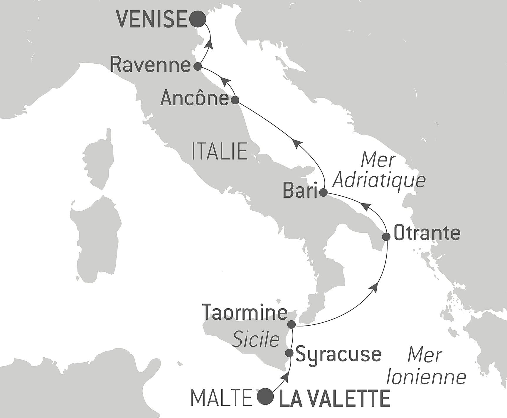 De Malte aux rives de l’Adriatique