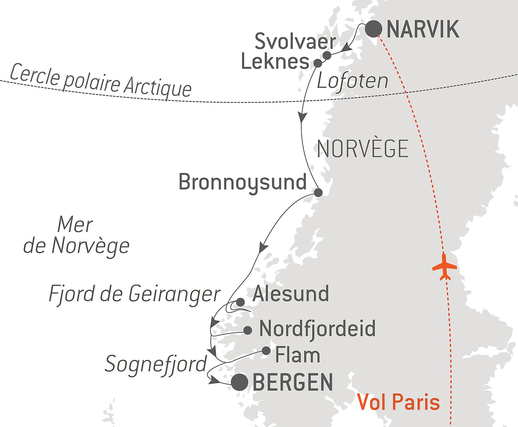 Splendeurs automnales des Lofoten aux fjords de Norvège