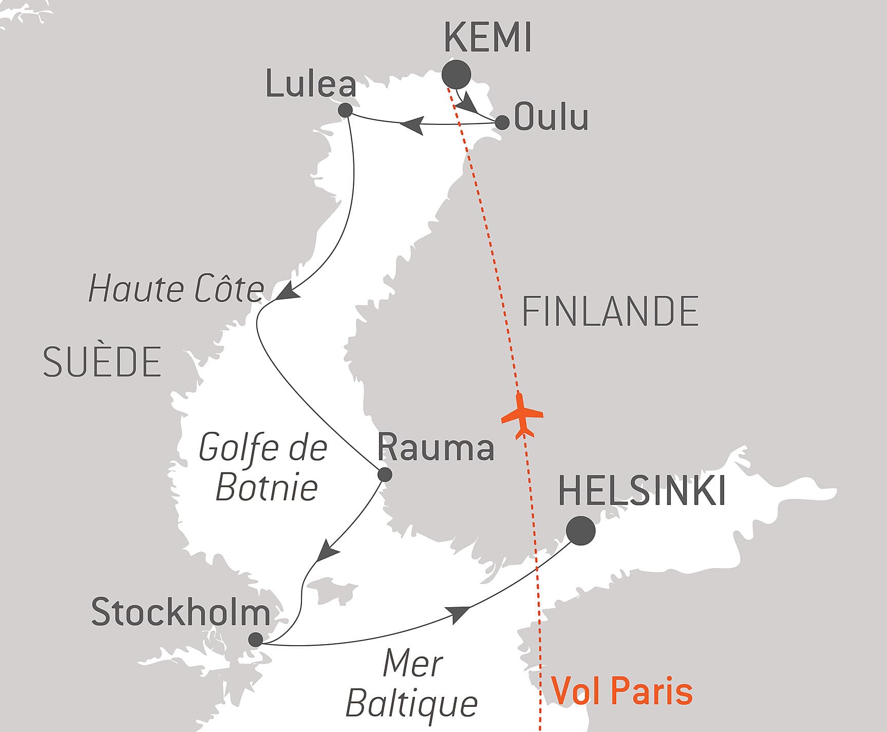 Le golfe de Botnie, aux portes de l’Arctique