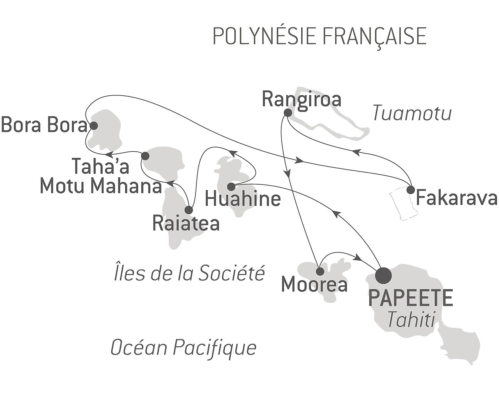 Îles de la Société et Tuamotu