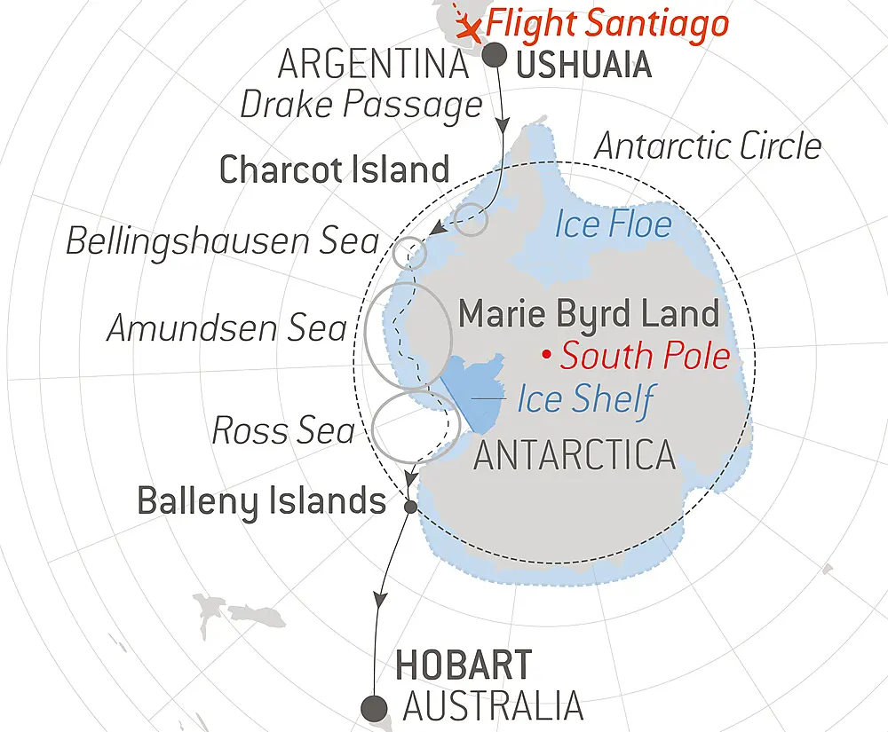 Entre deux continents, terres inexplorées d’Antarctique