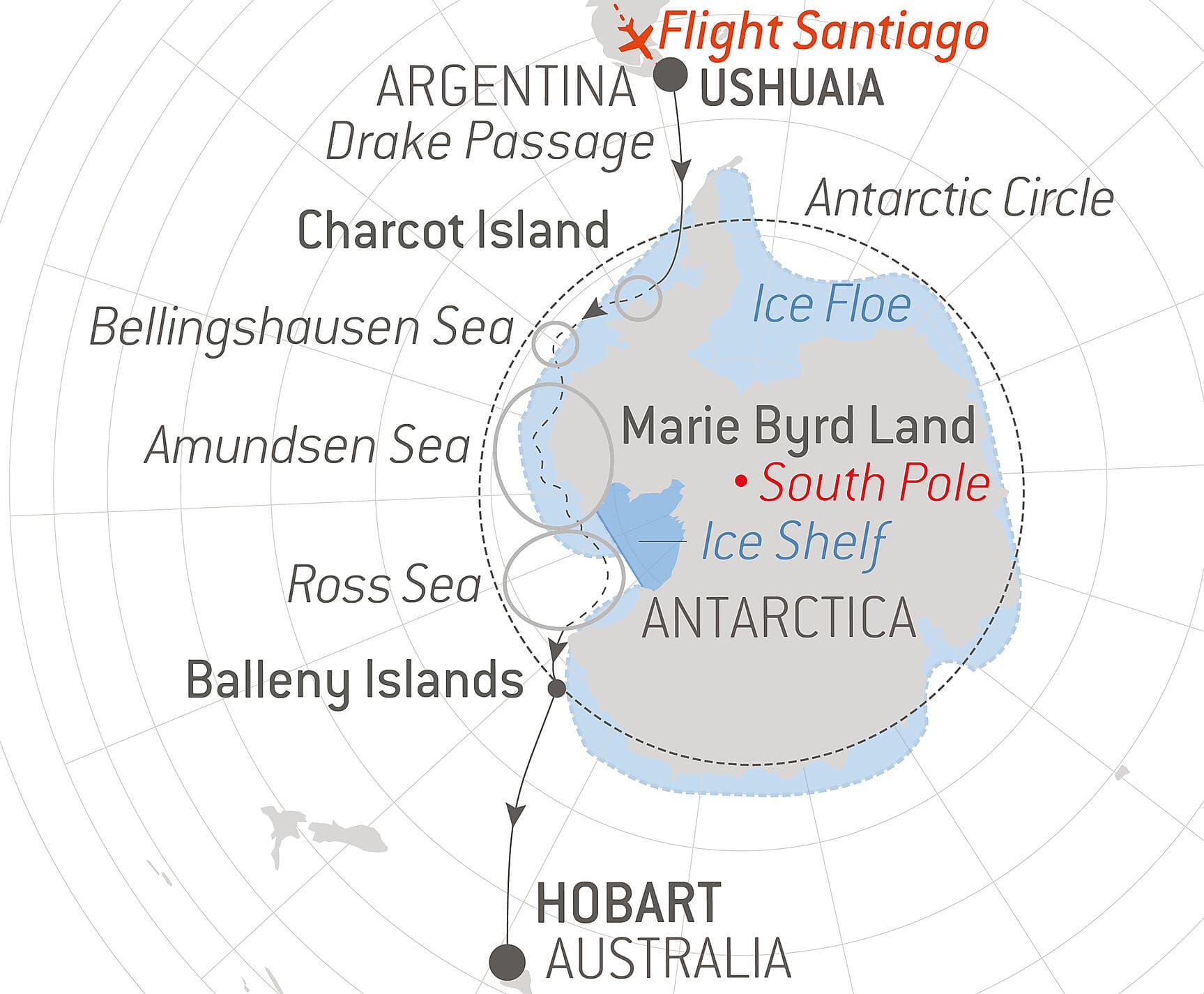 Entre deux continents, terres inexplorées d’Antarctique