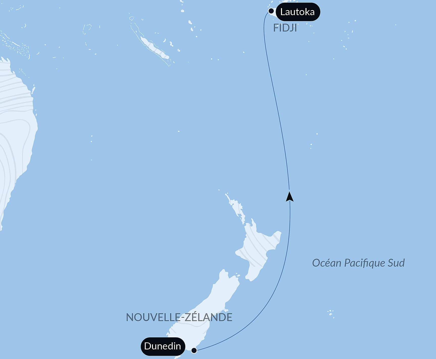 Voyage en Mer : Dunedin - Lautoka