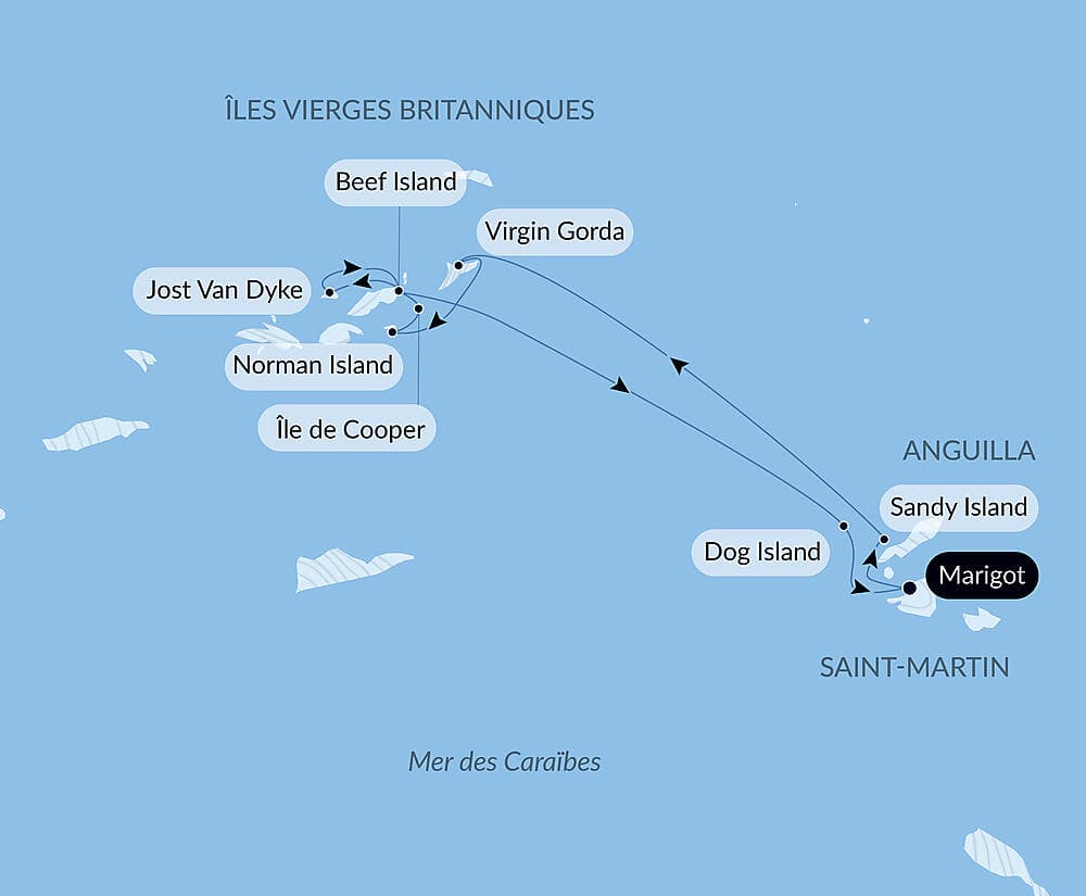 Rêverie sous voiles au cœur des petites Antilles