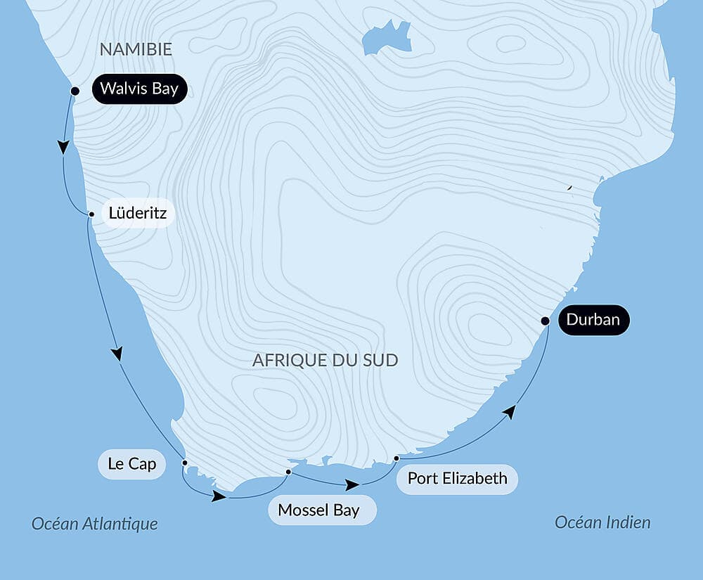Namibie et Afrique du Sud   null