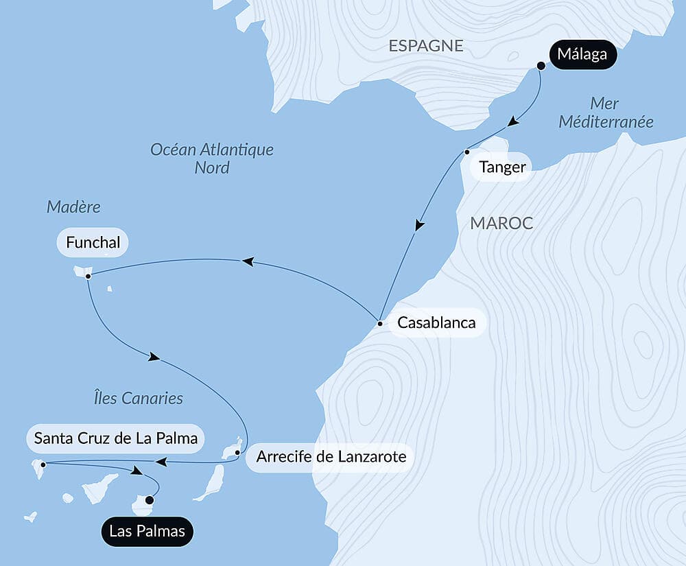 Odyssée atlantique de la péninsule ibérique aux Canaries  null