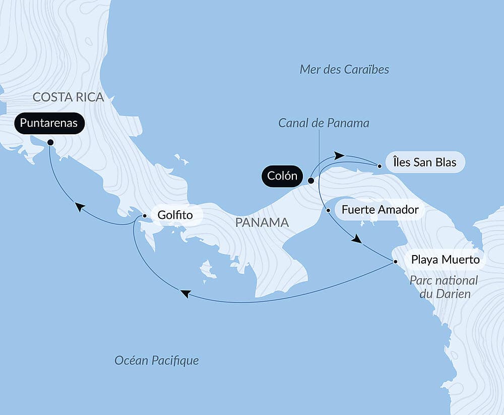 Canal de Panama et joyaux d’Amérique centrale  null