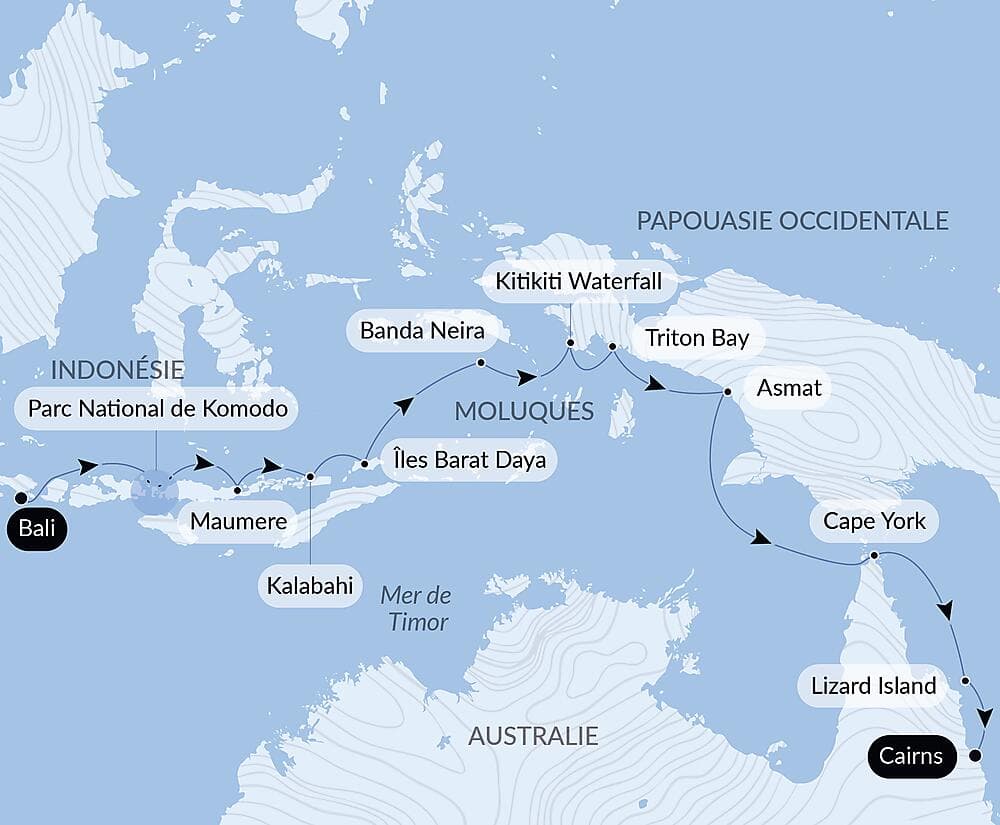 Odyssée tropicale entre Indonésie et nord-est australien null