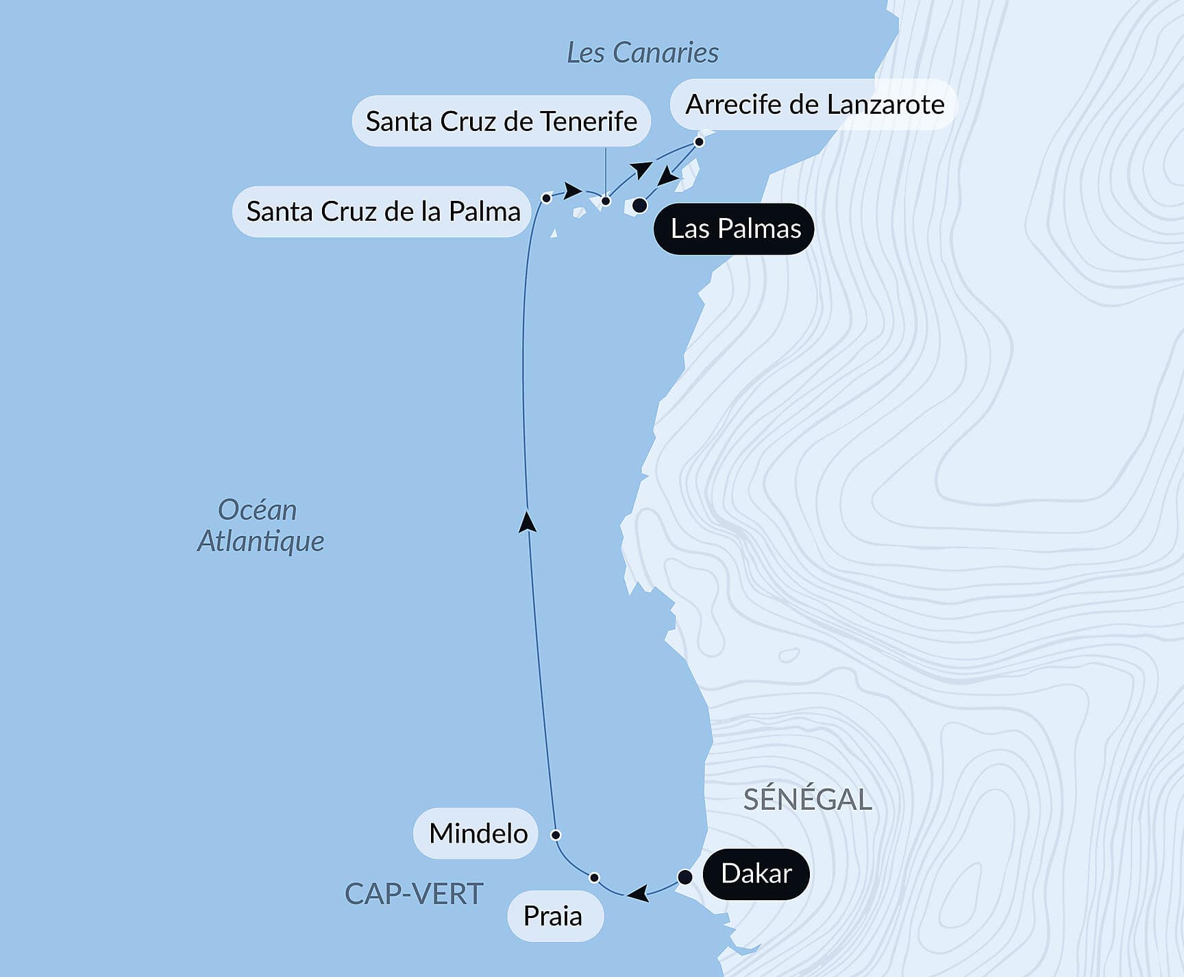 Entre volcans et océan, du Cap Vert aux Canaries