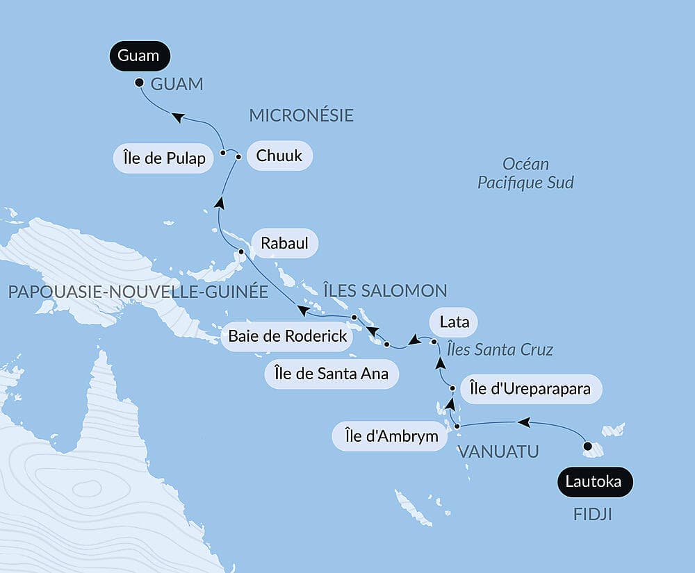 Des Fidji à la Micronésie null