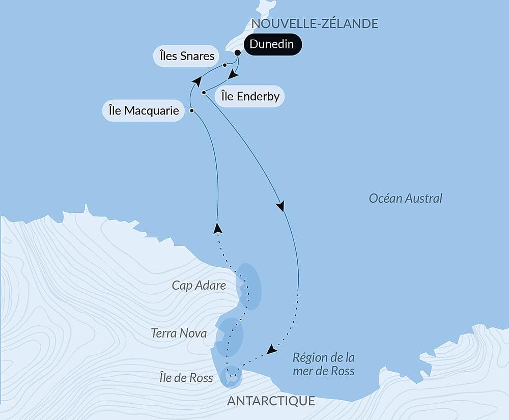 Expédition sur les traces de Scott et Shackleton