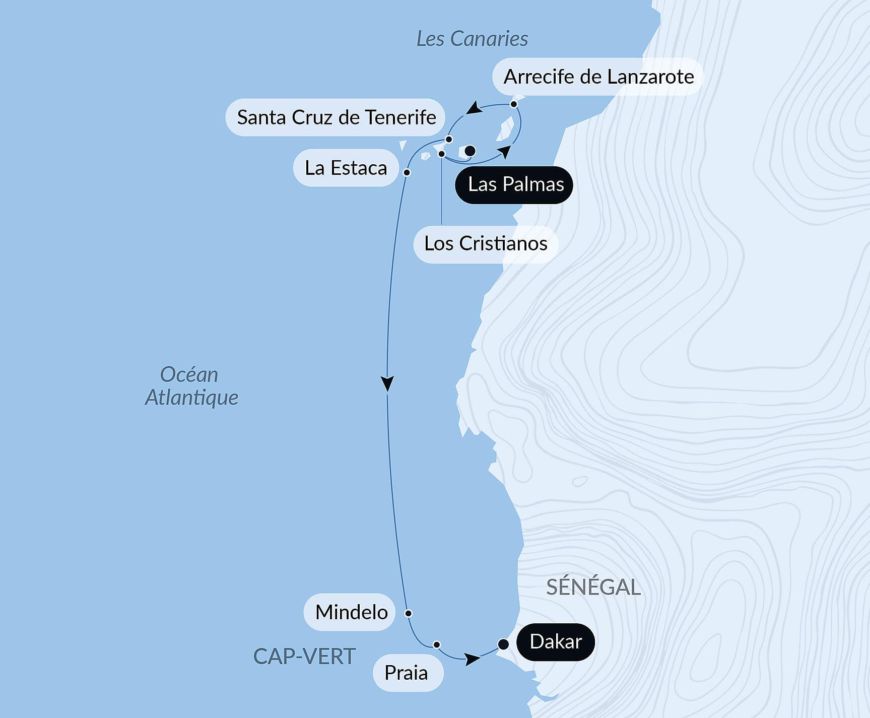 Entre volcans et océan, des Canaries au Cap-Vert