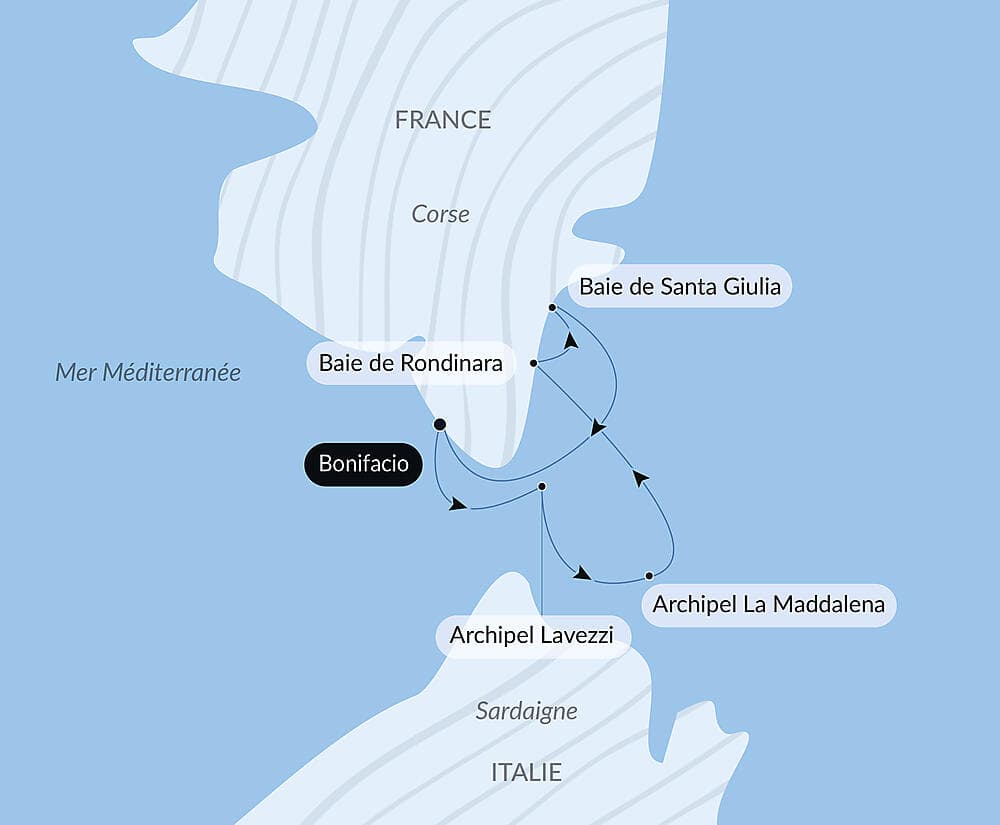 Corse et Sardaigne, sous les voiles de La Désirade
