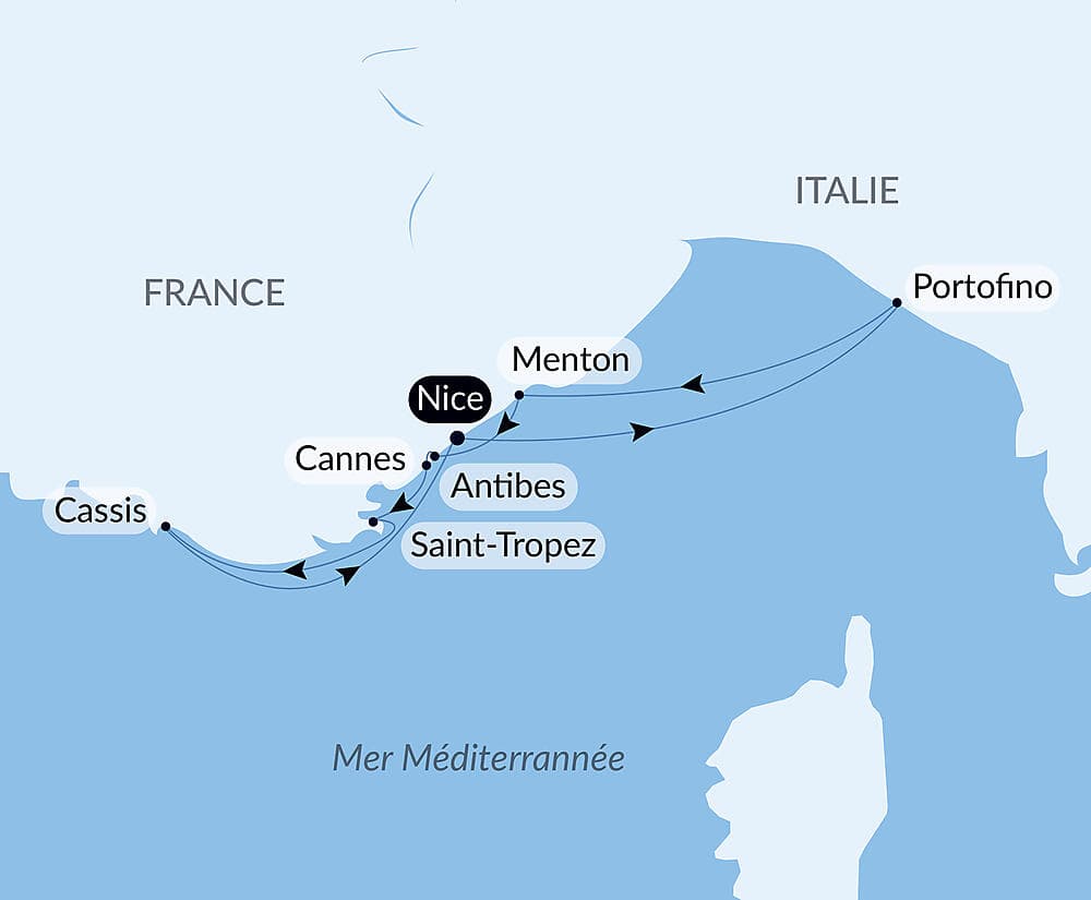 La French Riviera sous les voiles du Ponant null