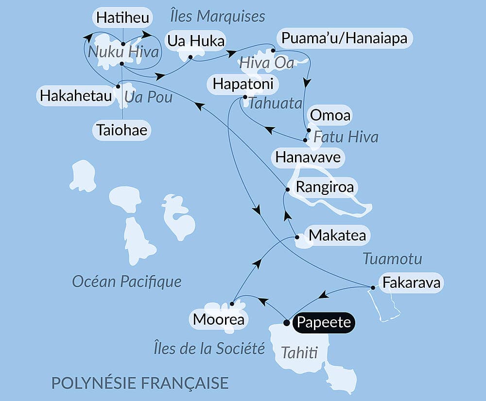 Douceur polynésienne : Marquises et Tuamotu