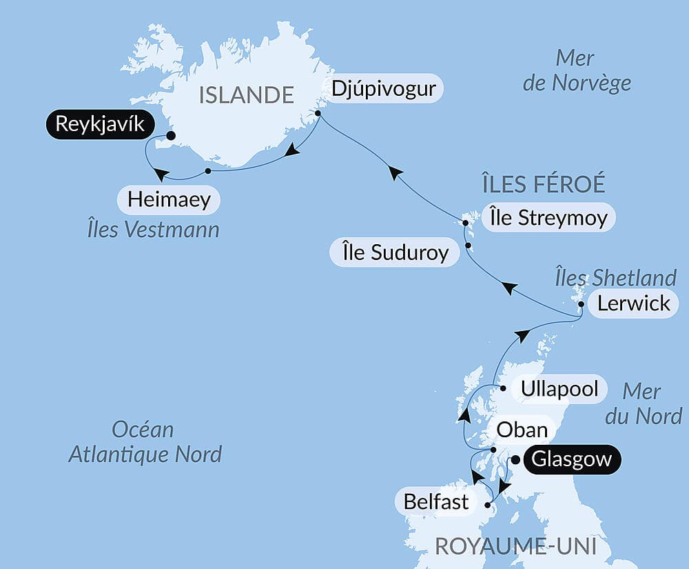 Territoires sauvages d'Écosse, des îles Féroé et d'Islande