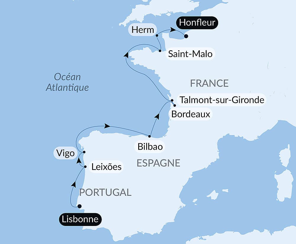 Péninsule ibérique et cités fortifiées d'Atlantique